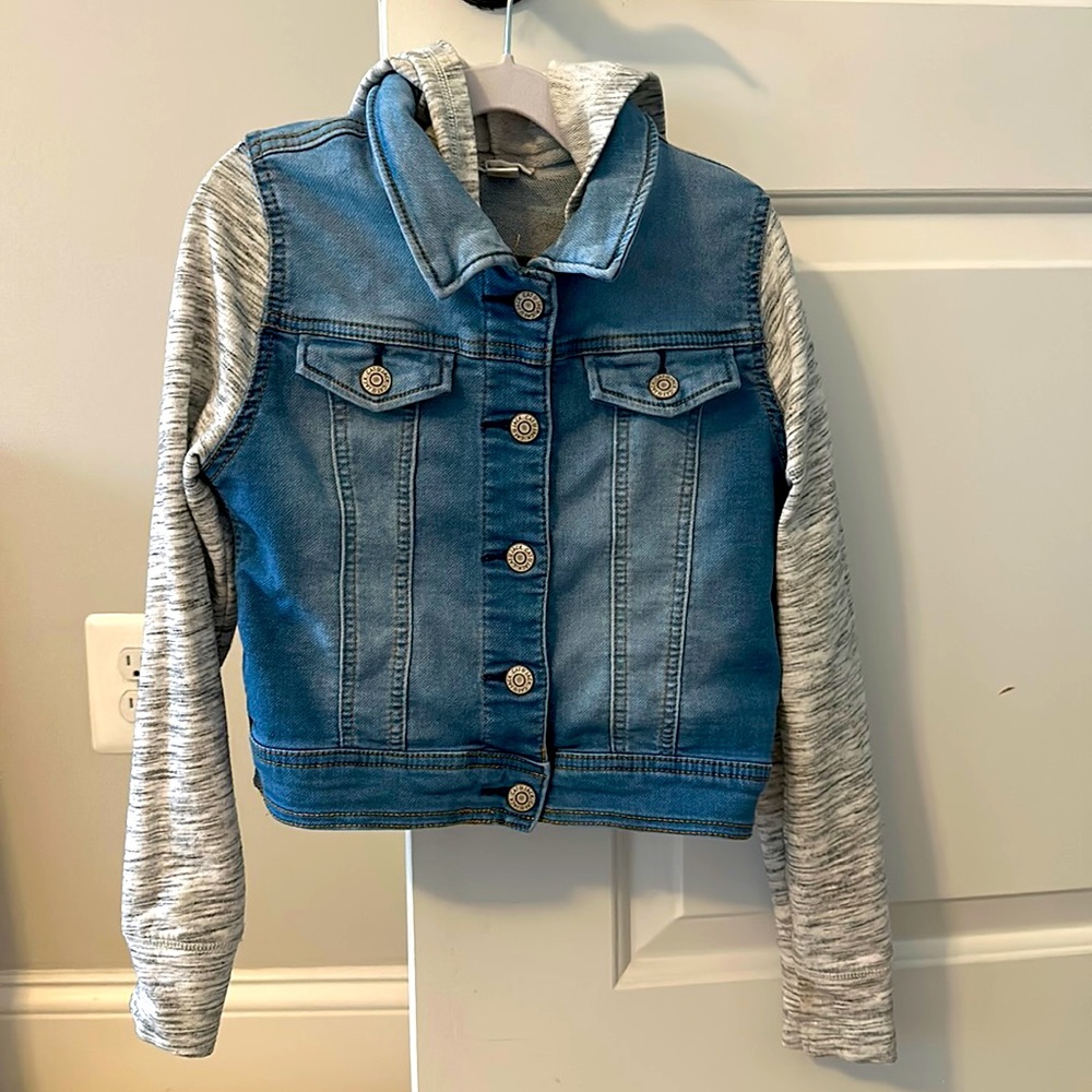Cat & Jack Jean Jacket Hoodie